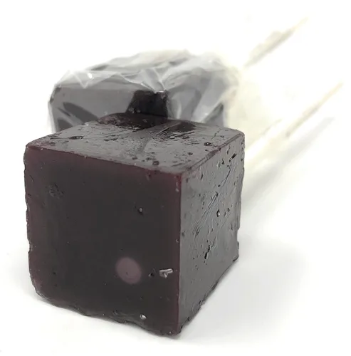 Vista 17 de Chupetas de Caramelo Duro en Cubo: Paquete de Chupetas con Sabor Envueltas Individualmente por Espeez - Paletas Cuadradas de Fiesta Estilo Antiguo