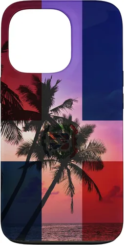 Vista 10 de Tropical Ocean Dominican Republic Flag - Dominican Pride Case for iPhone 17