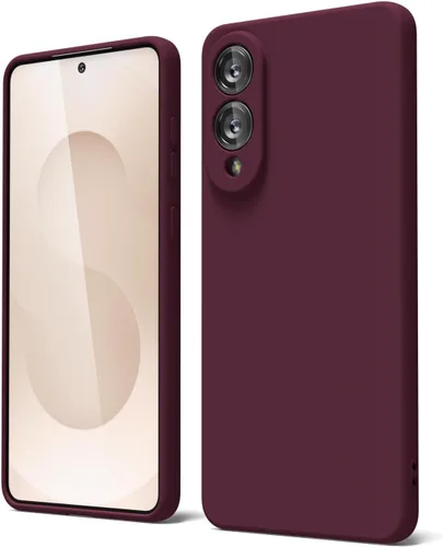 Vista 164 de oakxco Funda para teléfono Samsung Galaxy S8 de silicona líquida, delgada y fina de gel de goma suave TPU cubierta protectora simple llana