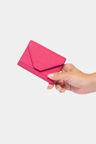 Vista 31 de grande Estuches para tarjetas 3639, Naranja, Tarjetero de cuero con cierre magnético, cartera pequeña de acordeón para mujer
