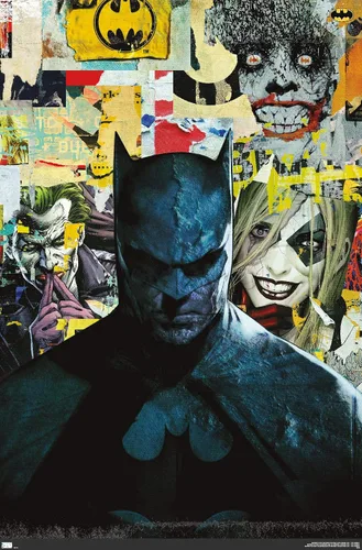 Vista 12 de Trends International DC Comics Batman - Póster de pared con imágenes, 22.4 pulgadas de largo x 14.7 pulgadas, versión enmarcada de madera de granero