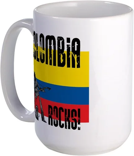 Vista 17 de CafePress - ITS COLOMBIA NOT COLUMBIA - FLAG Mugs - Coffee Mug, Large 15 oz. White Coffee Cup