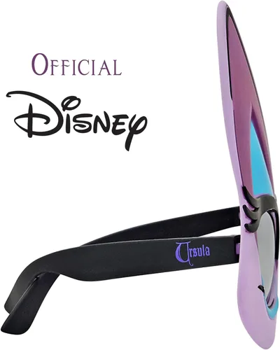 Vista 3 de Sun-Staches Gafas de sol de Úrsula de Disney, accesorio para disfraz de bruja marina de la sirenita, talla única