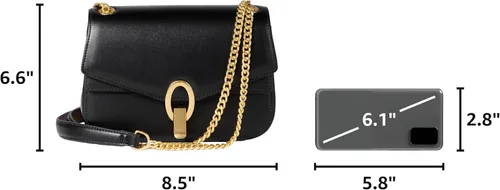 Vista 3 de Amazon Essentials Bolso de hombro con cadena para mujer
