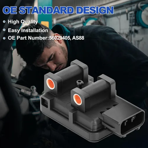 Vista 4 de Sensor de mapa de presión de aire absoluta colector 56029405 - Compatible con Dodge Dakota Durango Ram 1500 2500 3500 Pickup Fit para J-eep Cherokee