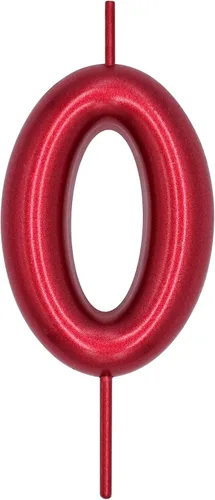 Vista 259 de DERVENTA Vela con números de 2.36 pulgadas, decoración perfecta para cumpleaños, brunch, postre, pastel, 1 pieza (número 0 rosa)