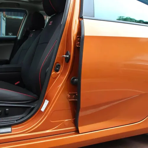Vista 7 de Tira de sellado de puerta de automóvil con bombilla lateral de 10 pies, goma EPDM para automóvil, protector de borde de ajuste universal