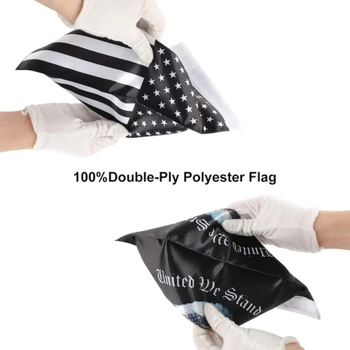 Vista 6 de Banderas de águila americana de 6 x 10 pulgadas para motocicletas, soportes de bandera y banderas, apto para Harley Honda 750 Shadow Goldwing CB VTX