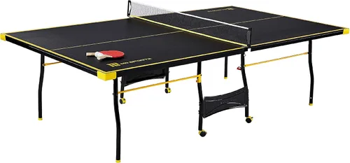 Vista 11 de [Usado] MD Sports Table Tennis Tables Multiple Styles Ping Pong Tables, Foldable for Easy Storage with Nets Included, Perfect for Family Game Rooms