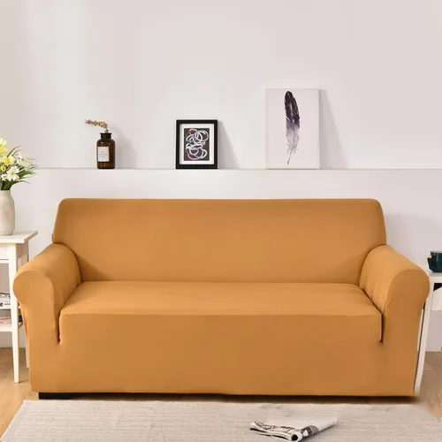 Vista 10 de Konsilsa Funda elástica para sofá de 1/2/3/4 plazas, funda universal para sillón suave, lavable, antideslizante, adecuada para protector de muebles