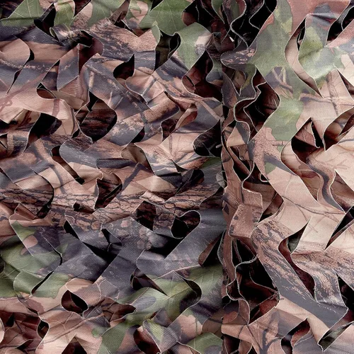Vista 7 de FLYEGO Red de Camuflaje de Malla, Rollo a Granel de Redes de Camuflaje para Toldo, para Cazar, Ocultación, Protección Solar, Cobertura de Auto