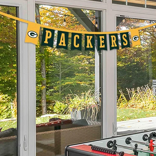 Vista 3 de WinCraft Banderines de cuerda de Green Bay Packers