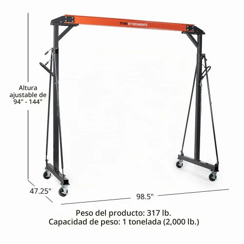 Vista 6 de Titan - Puente grúa ajustable