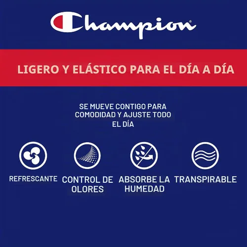 Vista 3 de Champion Men's Everyday Active Lightweight Stretch Boxer Briefs With Fly - 4 Pack (S-xxl)