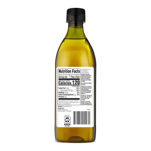 Vista 2 de Amazon Grocery, Aceite de oliva virgen extra, 16.9 onzas líquidas (anteriormente Amazon Fresh, el embalaje puede variar)