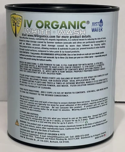 Vista 7 de IV Organic Protector de plantas de lavado blanco, 1 galón (blanco)