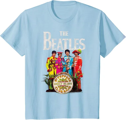 Vista 7 de The Beatles Sgt. Pepper's Lonely Hearts Camiseta de manga corta Negro