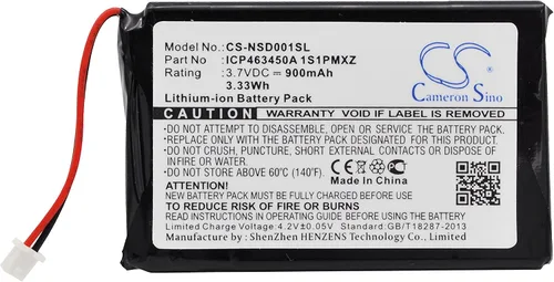 Vista 5 de oVox Replacement Battery for IHDP01A Portable HD/FM Radio P IHDP01A Compatible with ICP463450A 1S1PMXZ(900mAh)