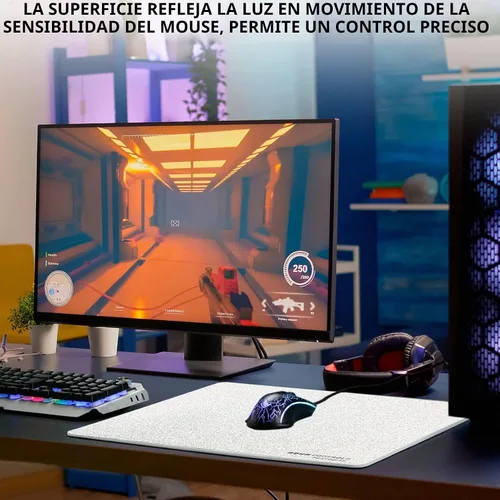 Vista 8 de X-Raypad Aqua Control 2 - Alfombrilla de mouse para juegos de ultra alta precisión con velocidad perfecta y capacidad de control, deslizamiento X e