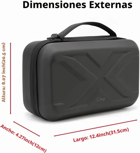 Vista 4 de Funda de protección EVA compatible con NOCO Jump Starters Boost GB50: 1500A/Boost X GBX55: 1750A/Boost HD GB70/Boost X GBX75UltraSafe, caja