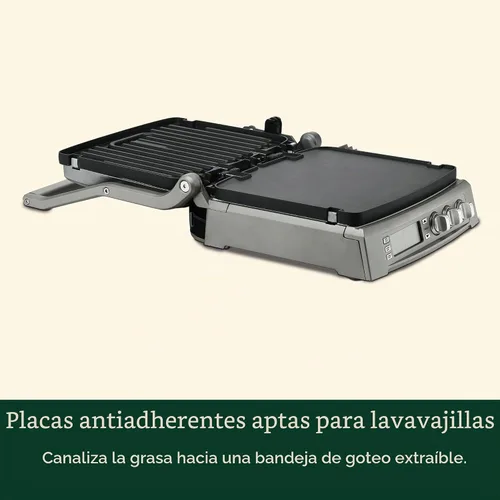 Vista 3 de CuisinartGriddler, Elite, Plata, GR-300WSP1