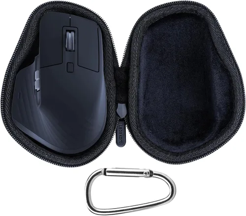 Vista 2 de Funda de almacenamiento Lebakort compatible con mouse Logitech MX Master 4 / MX Master 3S / MX Master 3 / MX Master 2S Advanced
