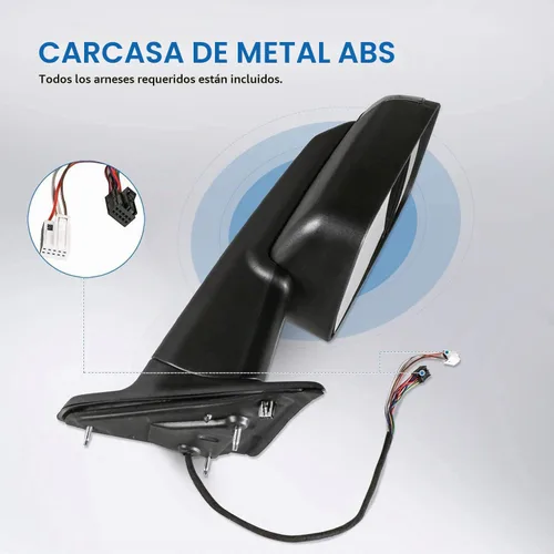 Vista 6 de MOSTPLUS Espejo calefactable eléctrico del lado izquierdo del conductor compatible con Ram 1500 2500 3500/2019-2023 Ram 1500 Classic 2009-2018