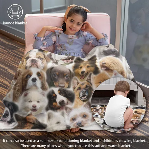 Vista 6 de Manta de Forro Polar Tamaño Twin para Cama, Sofá, Sillón, Mantas y Colchas Mullidas, Suaves, Acogedoras, Cálidas y Ligeras de Felpa para Mujeres