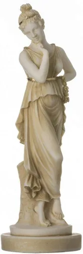 Vista 3 de BEAUTIFUL GREEK STATUES Perséfone Diosa del Inframundo Primavera Flor Dorada Estatua Vegetación 7