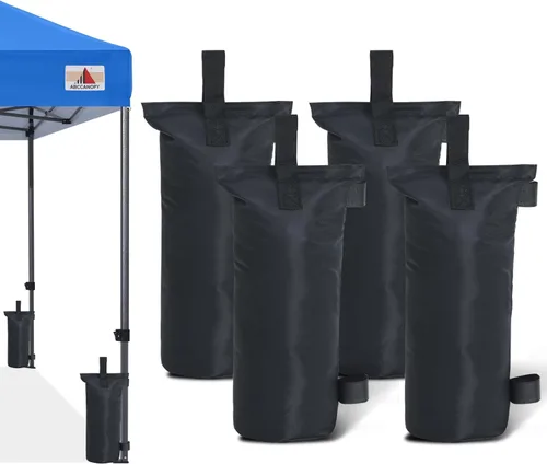 Vista 19 de ABCCANOPY - Juego de anclaje de 4 bolsas de arena de 112 libras para toldos desplegables para exteriores