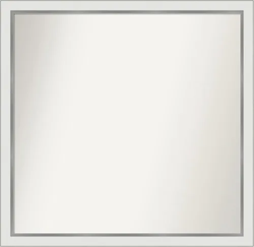 Vista 117 de Amanti Art Espejo personalizado, espejo de baño estrecho Alexandria White Wash, espejo de pared o espejo de tocador de baño sobre el fregadero