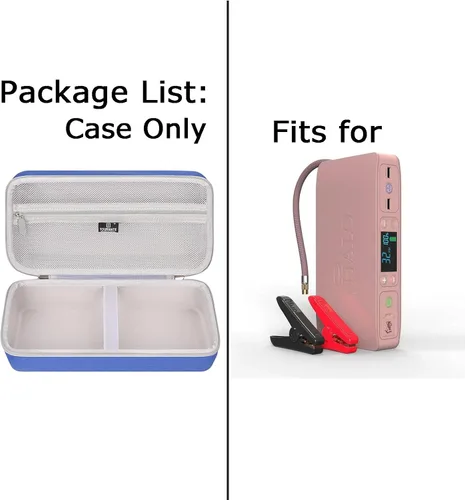 Vista 6 de Tourmate Estuche rígido para Halo Bolt Air+ 55500mAh/58830 mWh/44400 mWh Energía portátil de emergencia, estuche de viaje para Halo Bolt Arrancador