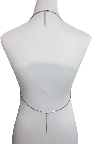 Vista 5 de Mujeres Rhinestone Bra Body Chains Sexy Bikini Bralette Cadena Arnés Body Jewelry