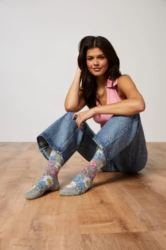 Vista 6 de K. Bell Women's Fun Conversation Starter Crew Socks - 1 Pairs - Cool & Cute Pop Culture Gifts