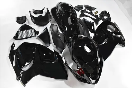 Vista 2 de Carenado negro plateado para Suzuki 2008-2019 GSXR 1300 Hayabusa Gen2 inyección ABS plástico Carrocería juego de carrocería del mercado