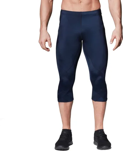 Vista 6 de CW-X Medias de compresión Stabilyx 3/4 para hombre, 225806 Negro