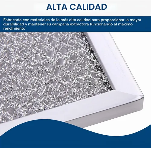 Vista 4 de Broan-Nutone BP57 filtro para campana de extracción, hecho de aluminio, con lentes para luz, BP57