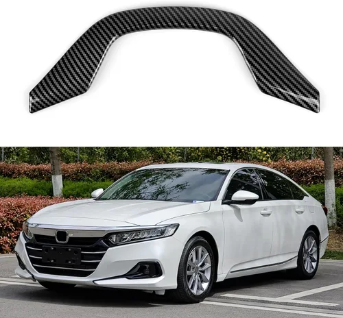 Vista 29 de Calcomanías de ventilación de salida de CA para Honda Accord 2018-2022, accesorios de 10ª generación, calcomanías de fibra de carbono ABS