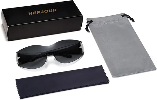 Vista 5 de Allarallvr Y2K AR82143 - Gafas de sol para mujer y hombre gafas de sol envolventes