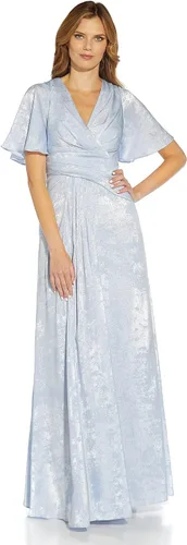 Vista 4 de Adrianna Papell Vestido con vuelo brillante para mujer