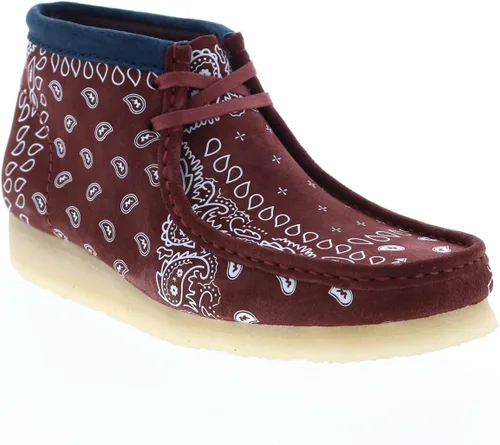 Vista 12 de Clarks Wallabee Chukka Botas para hombre cera de abeja cuero
