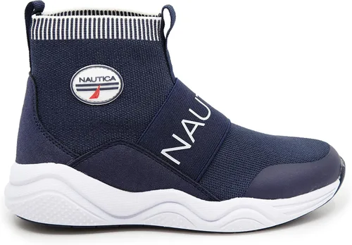 Vista 2 de Nautica Zapatos deportivos Silas de caña alta para niños con soporte mejorado para el tobillo, disponibles en tallas para niños grandes, niños
