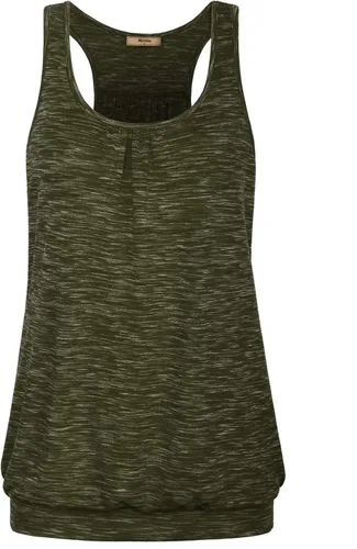 Vista 14 de Miusey - Camiseta sin mangas para mujer, cuello redondo, ajuste holgado, espalda cruzada, de yoga 1# Negro