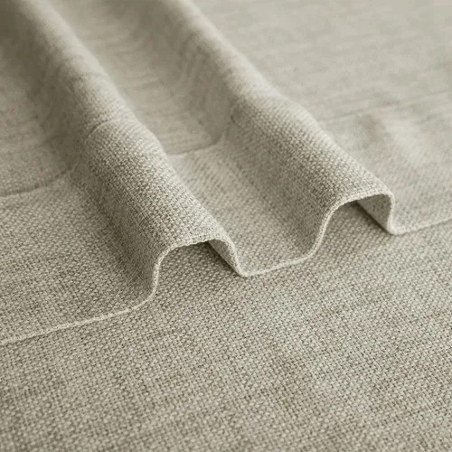 Vista 8 de Fcosie Light Filtering Linen Curtains, 52" Wx63 L, Khaki, 1 Panel Caqui (#5)