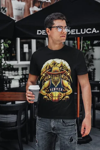 Vista 7 de Camisetas gráficas de manga corta con cuello redondo para hombre