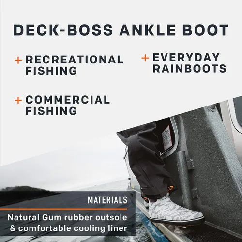 Vista 3 de Grundens DECK-BOSS - Botines para hombre, duraderos, impermeables