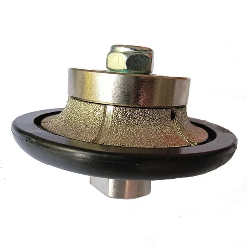 Vista 5 de Diamond Hand Profiler Router Bit - Rueda de perfil de diamante soldada al vacío con rosca 58-11 para encimera de mármol de hormigón de granito