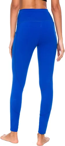 Vista 4 de Neonysweets Capris Ejercicio Gimnasio Correr Yoga Pantalones Bolsillos Teléfono