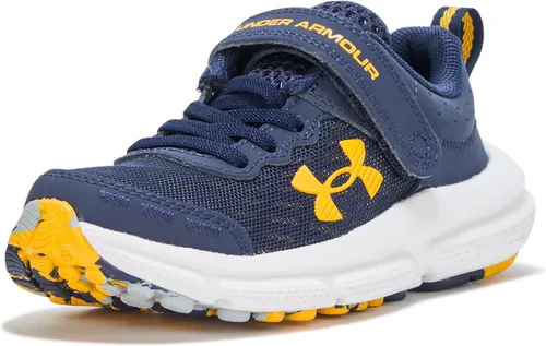 Vista 24 de Under Armour Tenis para correr Assert 10 con cierre alternativo para niños (001) Negro/Blanco/Blanco
