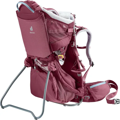 Vista 9 de Deuter Kid Comfort Mochila de senderismo para niños I Active Standard Fit & Active SL Ajuste para mujer - Grosella Currant